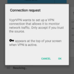 VPN souhlas spojení