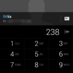 HTC Desire 620 –  Dialer
