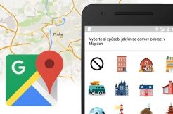 Mapy Google – tématické ikony – náhleďák