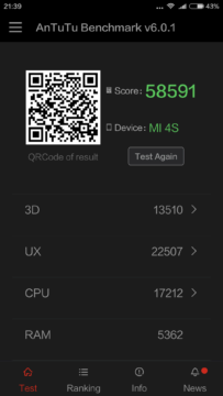 Xiaomi Mi4S – Antutu1