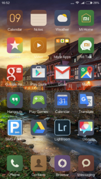 Xiaomi Mi4S – home – aplikace