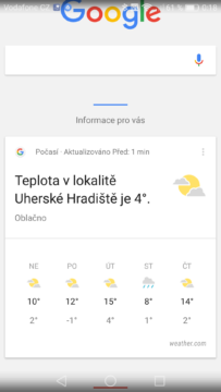 google play počasí