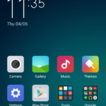 Xiaomi Mi4i –  prostředí systému,  domácí obrazovka