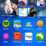 Sony Xperia M4 Aqua – domácí obrazovka