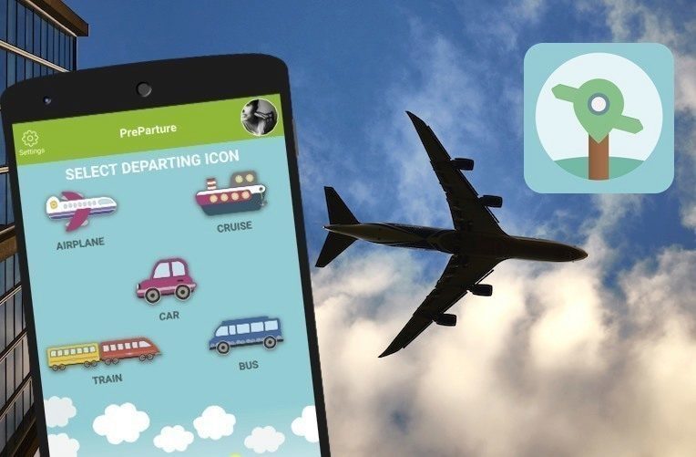 preparture android aplikace cestování