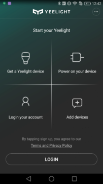 Xiaomi Yeelight Lamp první spuštění 2