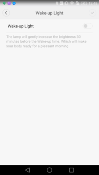 Xiaomi Yeelight Lamp wakeup