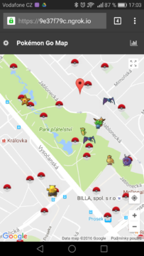 Pokémon Go Live Map – pokevision alternativa – mobil  1