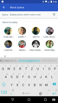 Google Messenger 2.0 - nová zpráva