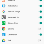 Nexus 5X – systém, oprávnění aplikací (2)