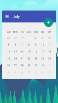 Month: Widget Kalendáře