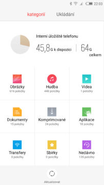 Nubia Z11 file manager
