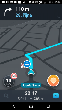 Waze - GPS, Mapy & Doprava Druhá nejlepší navigace pro Android