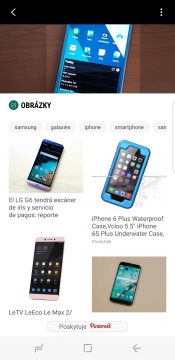 Samsung Galaxy S8 recenze Bixby obrázky