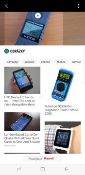 Samsung Galaxy S8 recenze Bixby obrázky vyhledávání