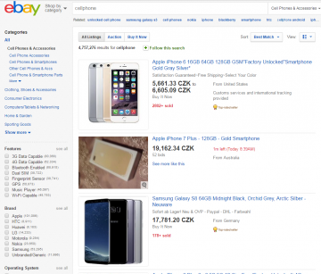 eBay je oblíbenou prodejní platformou čínských obchodníků