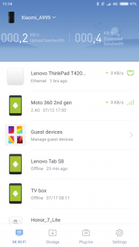 Xiaomi Mi R1D app správa zařízení