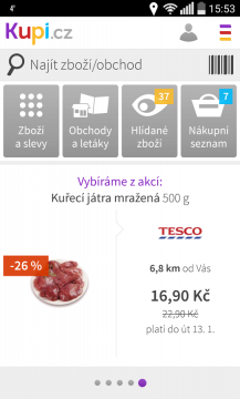 Kupi.cz slevy aplikací