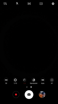 Samsung Galaxy Note7 – system Android, aplikace fotoaparatu 1