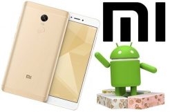 smartphone redmi note 4x android 7 nougat
