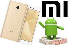 smartphone redmi note 4x android 7 nougat
