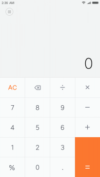 Xiaomi kalkulacka Android