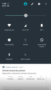 Telefon Xiaomi MI A1-system- notifikacni lista (1)