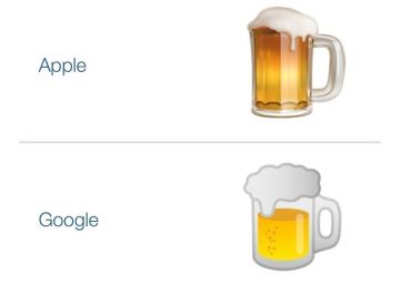 emoji ikony pivo problem