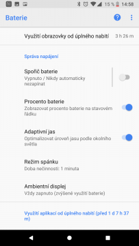 Telefon Google Pixel 2-vydrz baterie