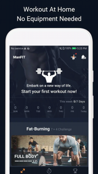 Fitness aplikace ManFIT