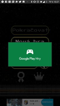 Připojení ke Google Play Hry