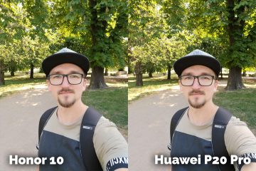 foto test Honor 10 vs Huawei P20 Pro selfie fotoaaparat