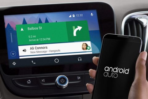 bezdratove Android Auto navigace