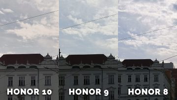 testovani fotomobilu honor - obloha a domy