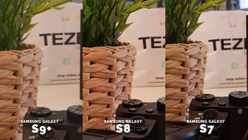Detail fotoaparatu Samsung Galaxy S7 S8 S9