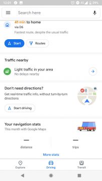 Google Mapy Material design novinka