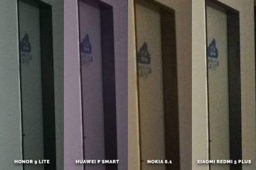 Huawei vs Honor vs Xiaomi vs Nokia fototest dvere detail