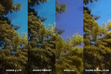 Huawei vs Honor vs Xiaomi vs Nokia fototest strom vetve