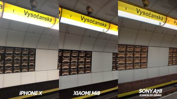 metro zhorsene podminky fotografie apple iphone x vs xiaomi mi 8