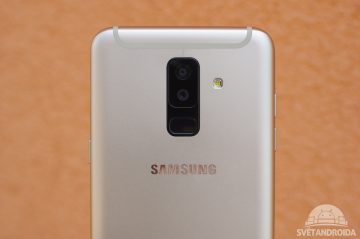 Samsung Galaxy A6+ fotoaparát