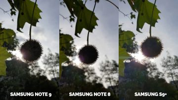 fotografie proti slunci note 9 vs note 8 vs galaxy s9