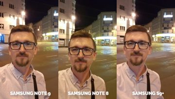 nocni selfie samsung galaxy test fotoaparatu