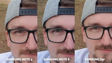 selfie detail samsung galaxy note 9 vs note 8 vs s9+