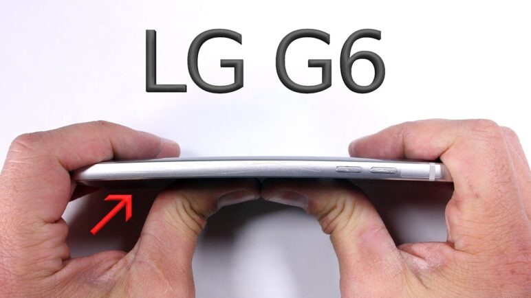 LG G6 Durability Test - Scratch BURN and BEND tested!!