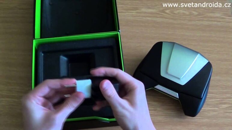 Nvidia Shield vybalení z krabice (unboxing)