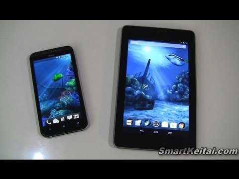 Ocean HD Live Wallpaper for Android - Review (Nexus 7, HTC EVO LTE)