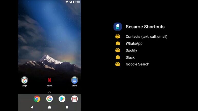 Sesame Shortcuts power up your Android