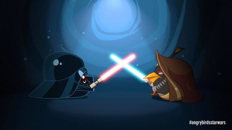 Angry Birds Star Wars: Obi Wan & Darth Vader - exclusive gameplay