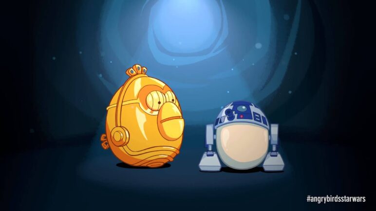 Angry Birds Star Wars: R2-D2 & C-3PO - exclusive gameplay