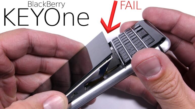 BlackBerry KEYone Durability Test - SCREEN FAIL!